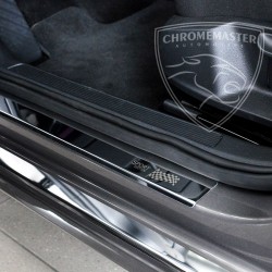 Nakładki progowe Chrome + grawer Hyundai Santa Fe
