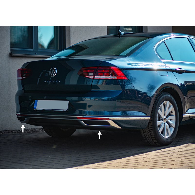 Volkswagen Passat B8 facelift 2019-2023 exhaust frames