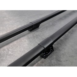 Roof rails for Mercedes Vito W447 2014+ EXTRA LONG Black, split model