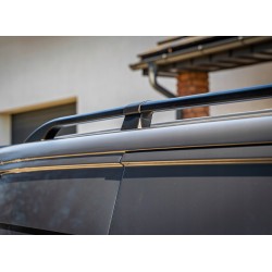 Relingi dachowe do Mercedes Vito W447 2014+ MWB L2 Czarne - model dzielony