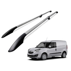 Roof Rails for Opel Combo D 2012-2018 (Long L2) Silver