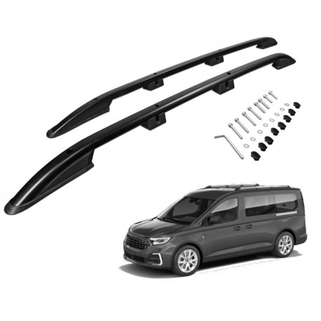 Relingi dachowe do Ford Tourneo Connect (Nowy Transit Connect) Mk3 | SK od 2022+ Long L2 czarne