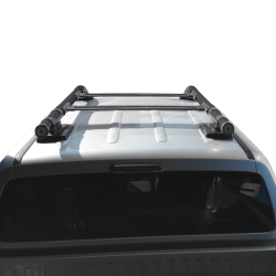 Roof rails for Ford Ranger III (2AB | P375) 2011-2022 black with bars