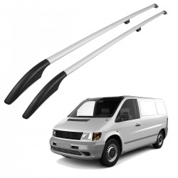 Roof Rails for Mercedes V-Class W638 1996-2003 Silver