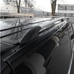 Relingi dachowe do Mercedes EQV Van W447 2014+ Extra-Long L3 srebrne/połysk