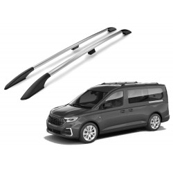 Roof rails for Ford Tourneo Connect Mk3 | SK from 2022+ Short silver/glossy