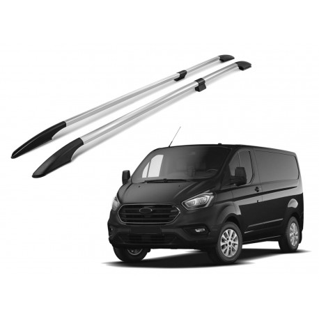 Roof Rails for Ford Transit Custom V362 2012-2023 Long L2 Silver