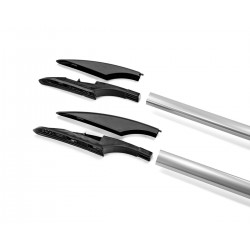 Roof rails for Ford Tourneo Custom I (V362) from 2012+ Short silver/glossy