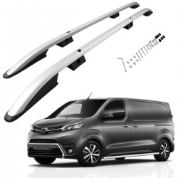 Roof rails for Toyota Proace 2016- L1 Compact Silver