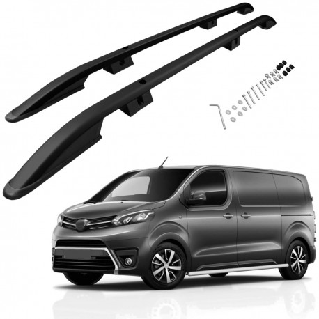 Roof rails for Toyota Proace Verso 2016- L1 Compact Black