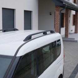 Roof rails for Fiat Doblo 2010- L1 Short Black