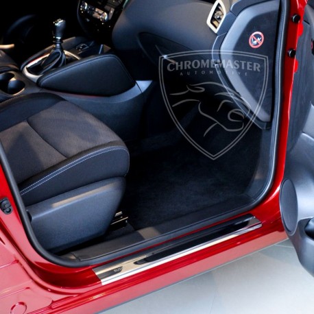Nakładki progowe Chrome + grawer Peugeot 206+