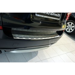 Bumper strip for Mitsubishi Lancer X from 2009+ Matte Steel