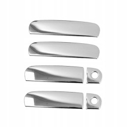 Door handle covers for Audi A3 8L 1999-2001, steel, chrome, set