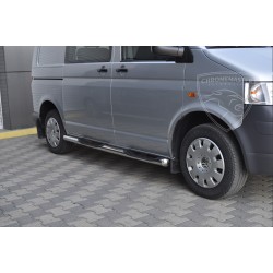 Side pipe Bars with steps for Volkswagen VW T5 (4 steps) BB005