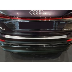 Nakładka na tylny zderzak do Audi Q4 e-tron 2021+ srebrna stal
