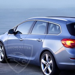 Listwy wokół szyb bocznych Opel Astra IV od 2010+ Chrom Kombi