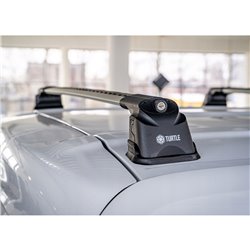 Roof rack for RAM 1200 2016-2019 silver bars without rails