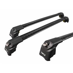 Roof rack for Fiat 500X from 2015 black bars