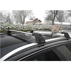 Roof rack for Fiat 500X from 2015 silver bars