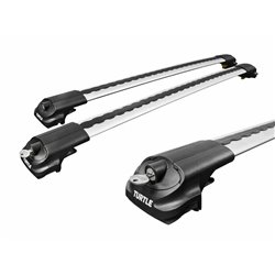 Roof rack for Audi A4 allroad Combi B9 2015-2019 silver