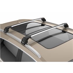 Roof rack for Audi A4 Avant Combi B9 from 2015 silver bars