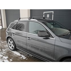Roof rack for Audi A4 Avant Combi B9 from 2015 silver bars