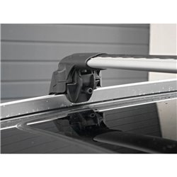 Roof rack for Jeep Compass II (MP/552) from 2017 silver