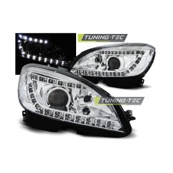 Headlamps for Mercedes C-class W204. Xenon headlights Tuning
