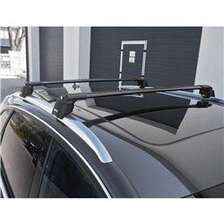 Roof rack for Mercedes-Benz E T Combi S213 from 2016 black
