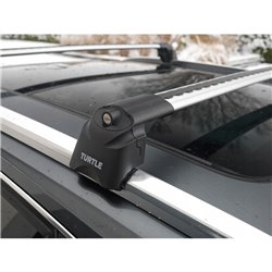 Roof rack for Mercedes-Benz E T Combi S213 from 2016 silver