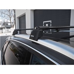 Roof rack for Fiat Panda III (312) from 2012 black bars