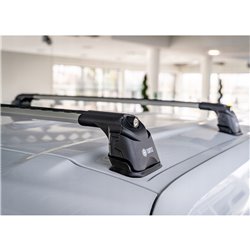 Roof rack for Peugeot Partner III (K9) from 2018 silver