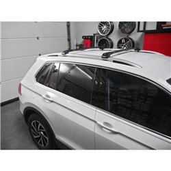 Roof rack for Nissan Patrol Y62 from 2010 black bars