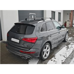 Bagażnik dachowy do Audi Q8 4M 2018-2022 srebrne belki