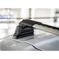 Roof rack for Opel Vivaro B X82 2015-2019 silver bars