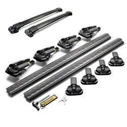 Bagażnik dachowy do Chevrolet Captiva 2006-2015 czarne belki