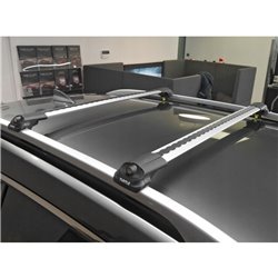 Bagażnik dachowy do Citroen C5 Kombi II X7 2008-2017 srebrny