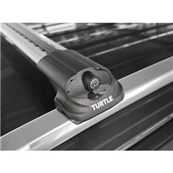 Bagażnik dachowy do Infiniti EX J50 2009-2013 srebrne belki