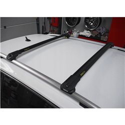 Roof rack for Mazda 5 I (CR) 2005-2010 black bars