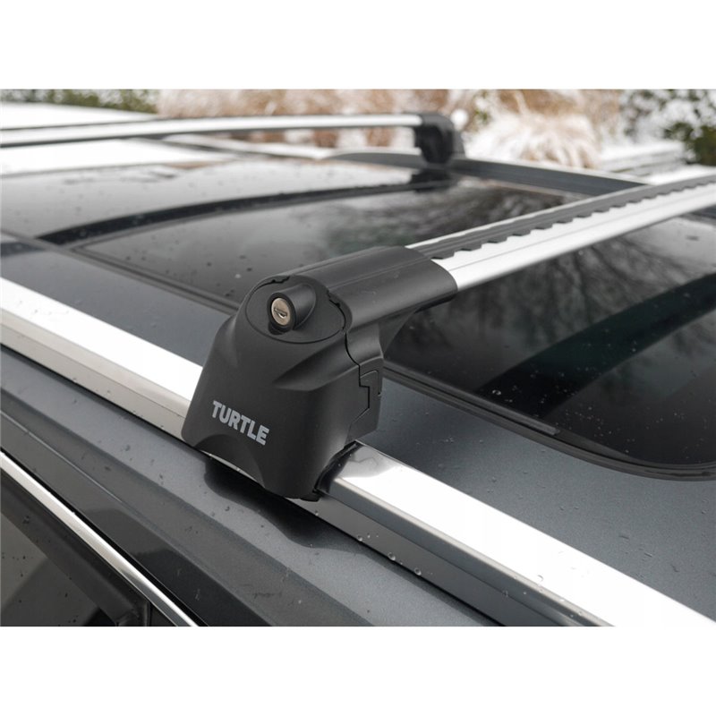 Buy Thunder Carrier Roof Rack For SUZUKI ESCUDO 2015 - Onward Black Aluminium Roof Rack Cross Bars Lockable Fit Flush Rails Roof Rails Cross Bar Rail Carrier