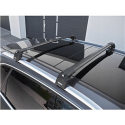 Roof rack for Audi A4 Avant Combi B8 2007-2016 black bars