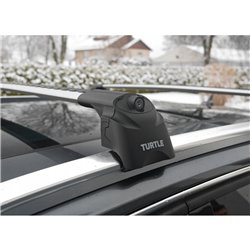 Bagażnik dachowy do Audi A6 Avant Kombi C6 2004-2011 srebrny