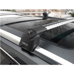 Bagażnik dachowy do Audi A6 Avant Kombi C7 2011-2018 srebrny