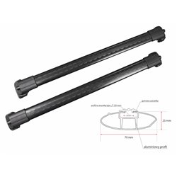 Roof rack for Ford Galaxy CD390 from 2015 black bars