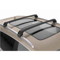 Bagażnik dachowy do Mercedes GLC X253 2015-2022 czarne belki