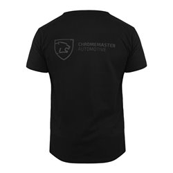 Men's T-shirt black | black print size L
