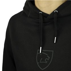 Women's kangaroo sweatshirt black print size L