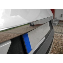 Rear Flap edge trim for RENAULT CAPTUR II 2020- Steel CHROME