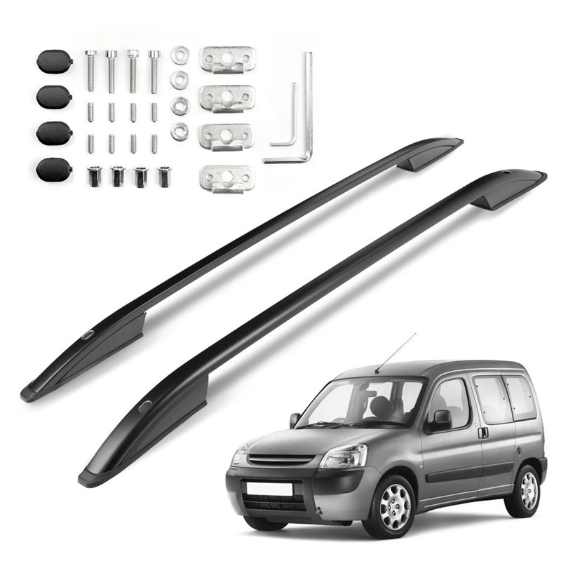 Roof Rails for Peugeot Partner I (M49/M59) 1996-2008 Black